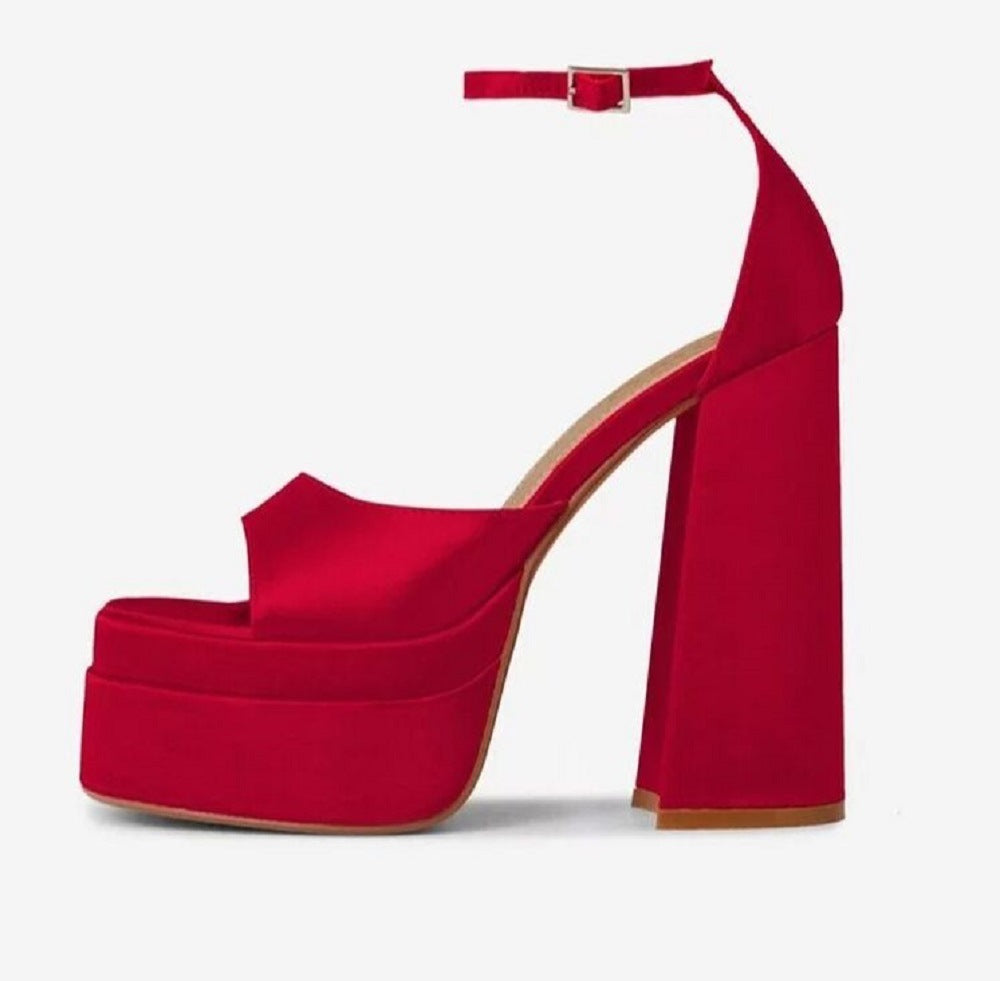 Platform Super High Heel Fish Mouth Sandals