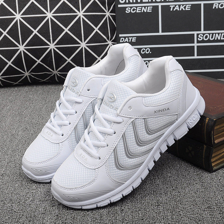Mesh sports breathable couple casual shoes