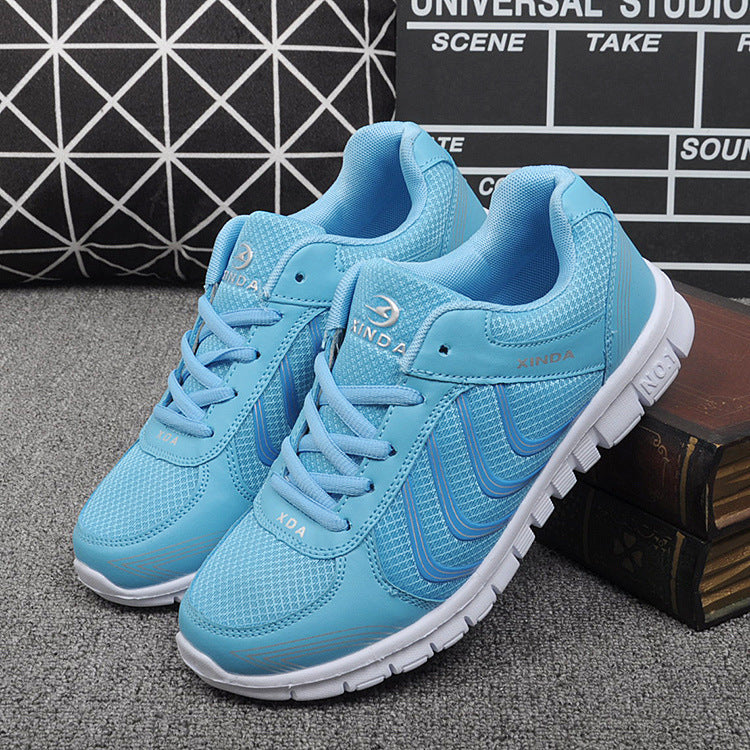 Mesh sports breathable couple casual shoes