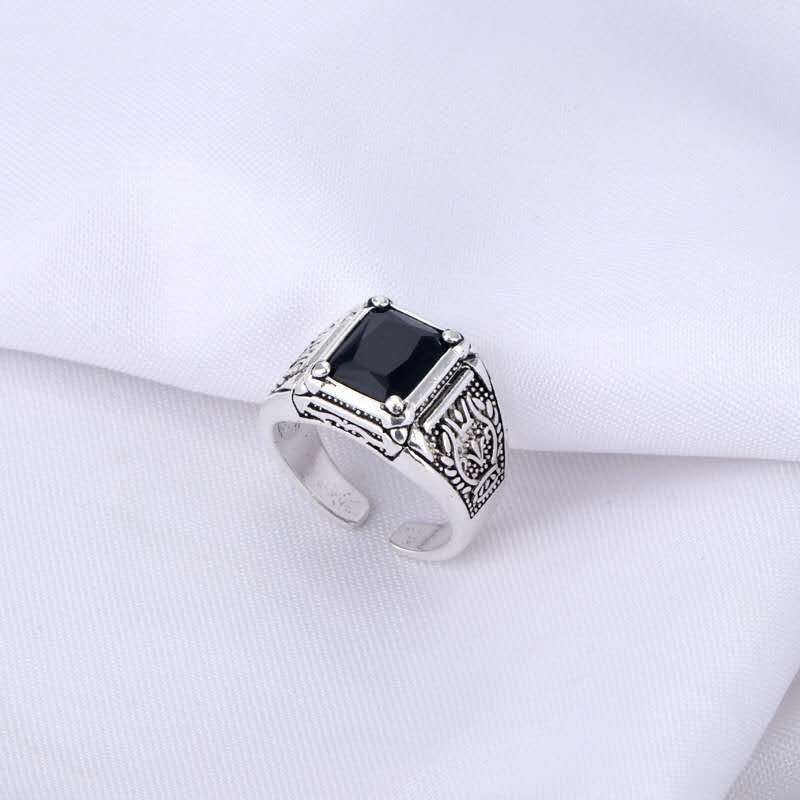 Crystal Men Ring Original Jewelry For Man Birthday Gift Never Fade Cheap