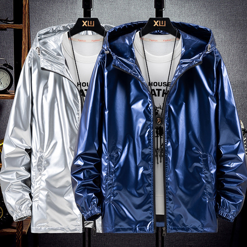 Men's Fashionable Casual Thin Hooded Top