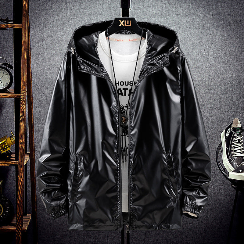 Men's Fashionable Casual Thin Hooded Top