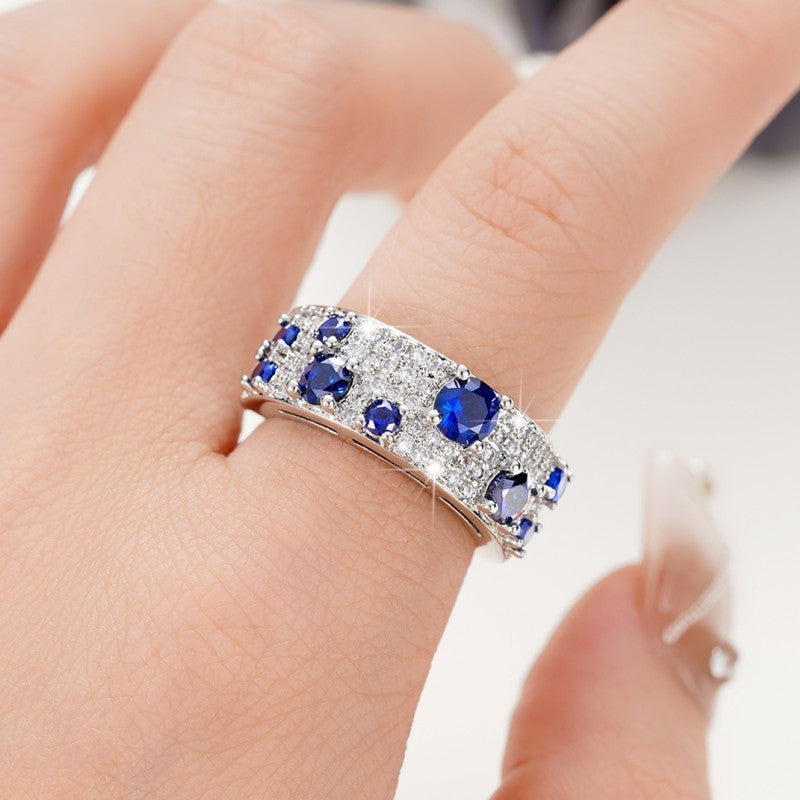 Natural Moissanite Ring Size Dispersion