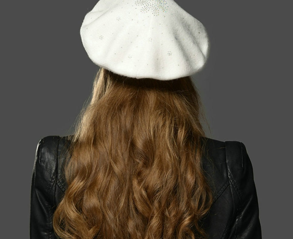 Wool warm beret