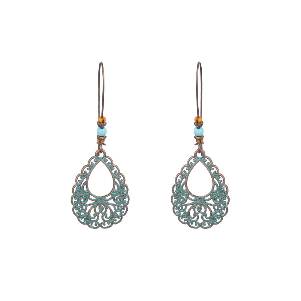Bohemian Hollow Stud Earrings Women
