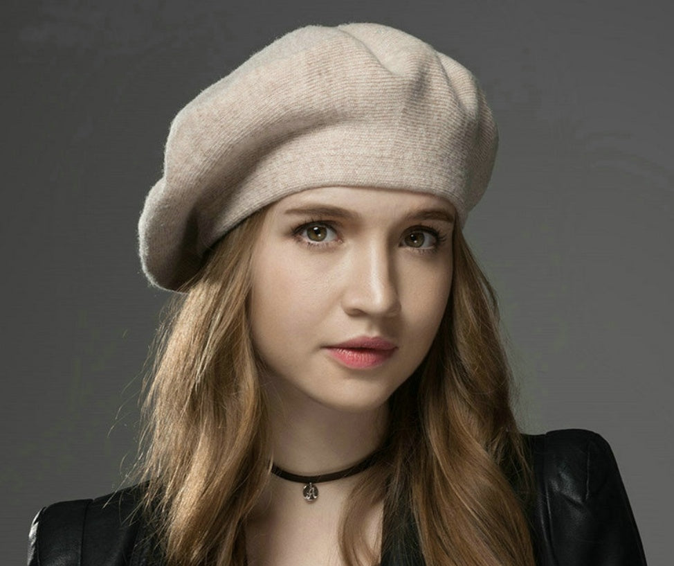 Wool warm beret