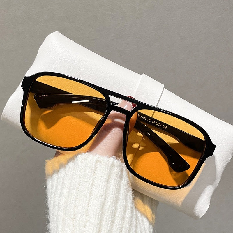 Double Beam Wear Men's Business Sunglasses