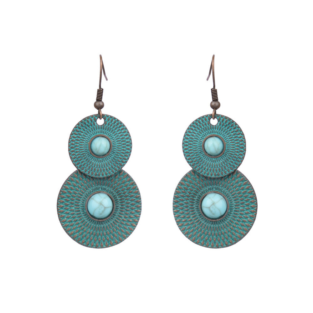 Bohemian Hollow Stud Earrings Women
