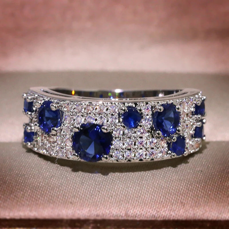 Natural Moissanite Ring Size Dispersion