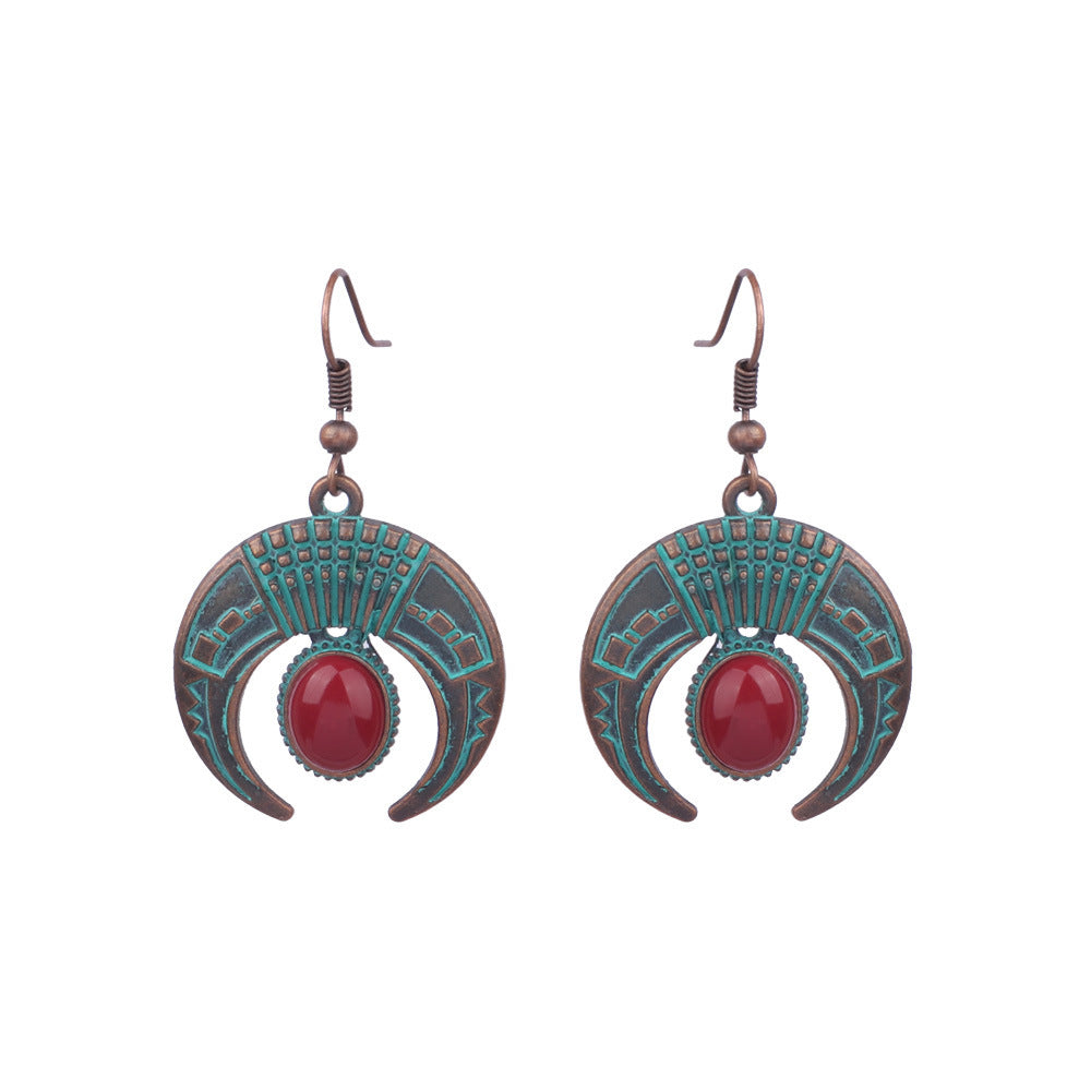Bohemian Hollow Stud Earrings Women