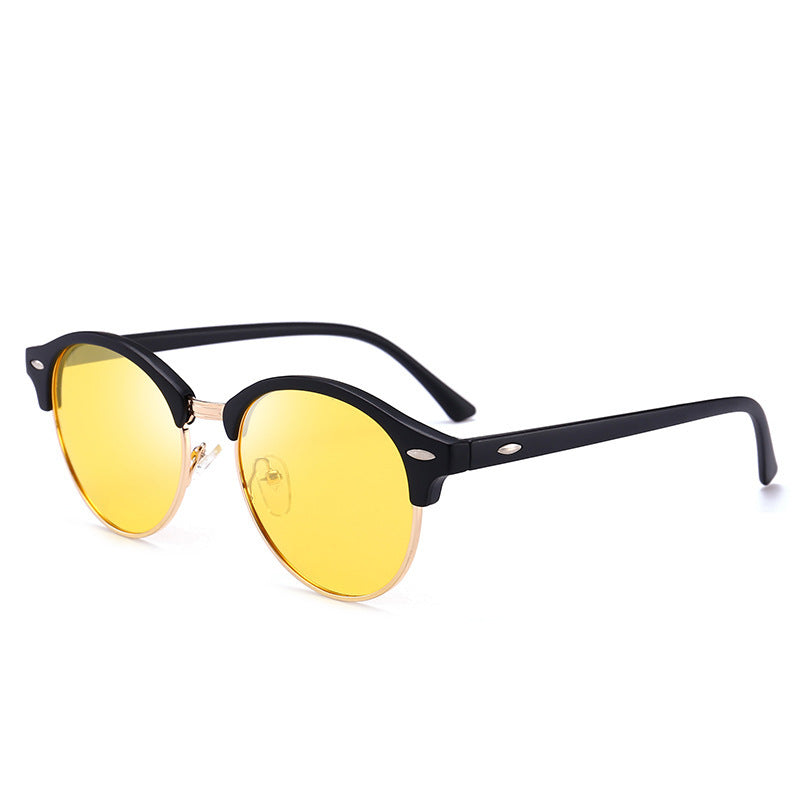 Fashion Polarized Retro Trendy Metal Glasses