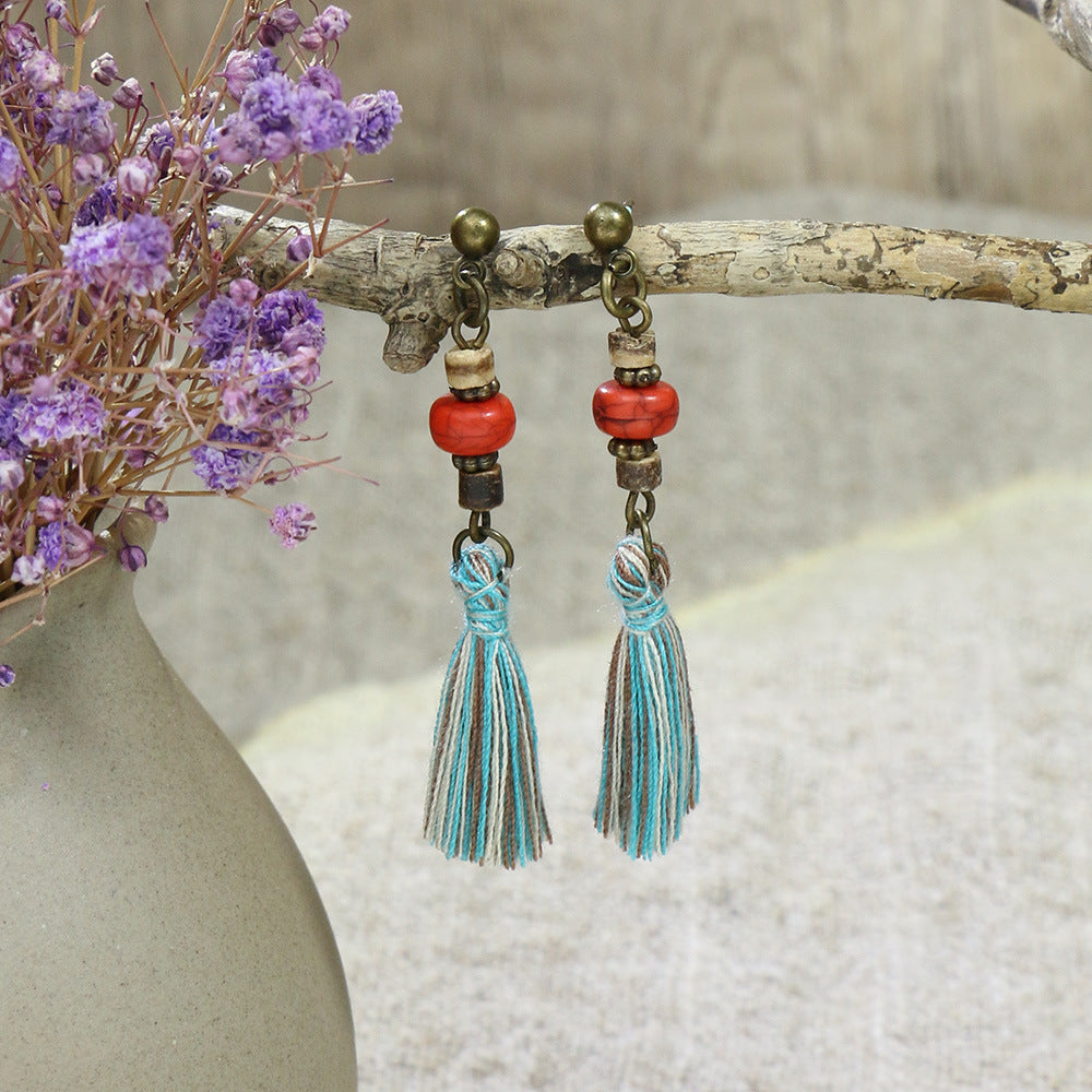Bohemian Hollow Stud Earrings Women