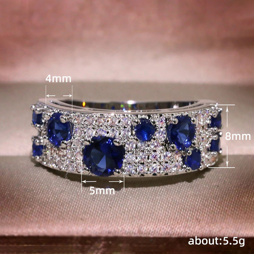 Natural Moissanite Ring Size Dispersion