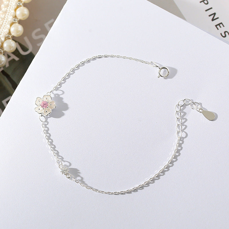 Sweet Flowers Simple Personality Student Girlfriends Jewelry