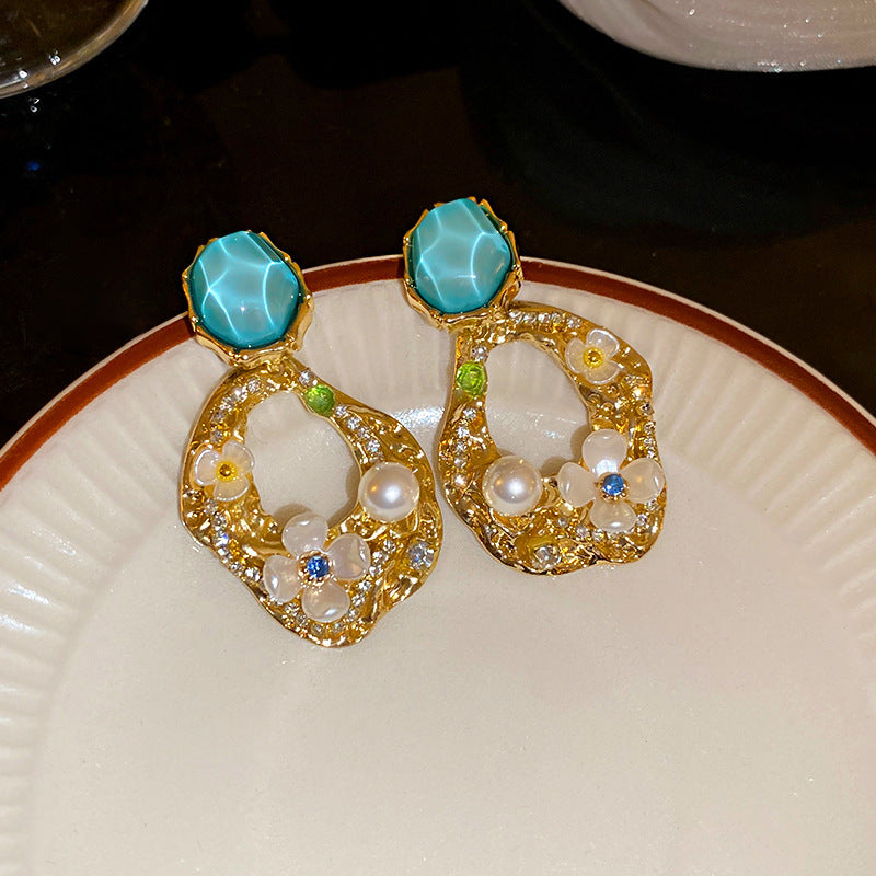 Love Heart Bow Tie Graceful Earrings Women