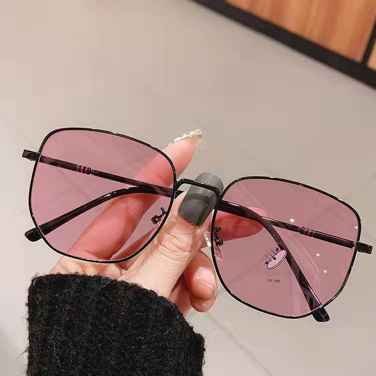 Color Changing Glasses Women's Myopia Can Be Equipped With Degrees