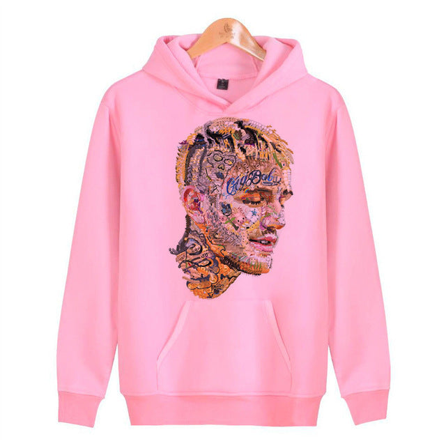 Loose Hooded Lovers Sweatshirt