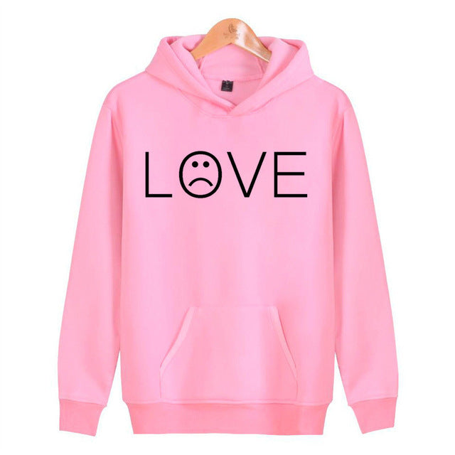 Loose Hooded Lovers Sweatshirt
