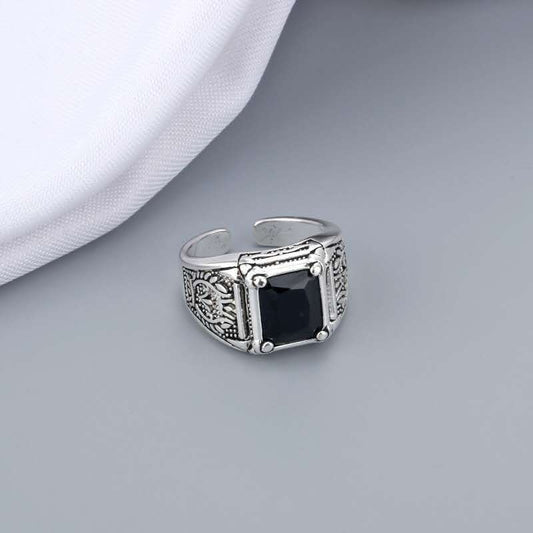 Crystal Men Ring Original Jewelry For Man Birthday Gift Never Fade Cheap