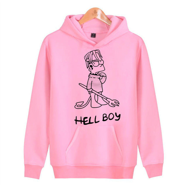 Loose Hooded Lovers Sweatshirt