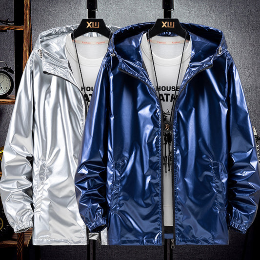 Men's Fashionable Casual Thin Hooded Top