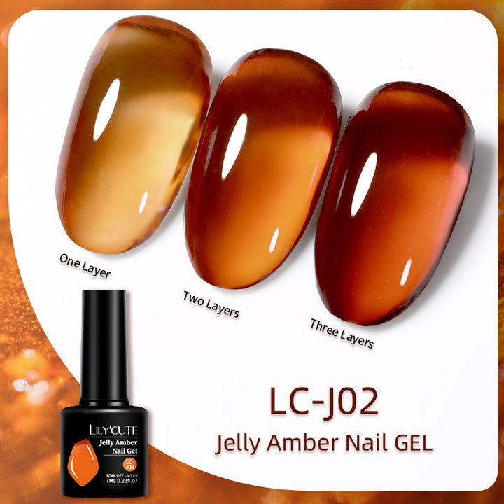 New Caramel Amber UV Polish Ice Gel