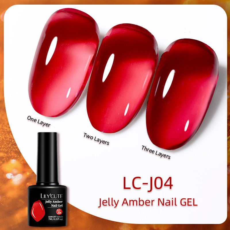 New Caramel Amber UV Polish Ice Gel