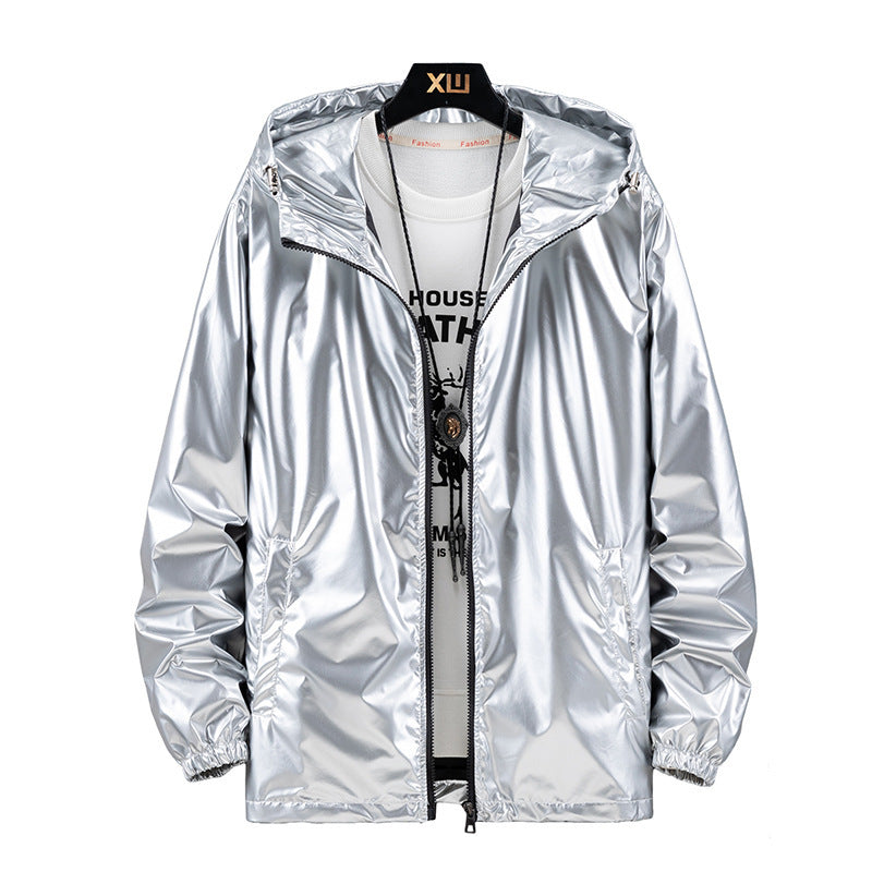 Men's Fashionable Casual Thin Hooded Top