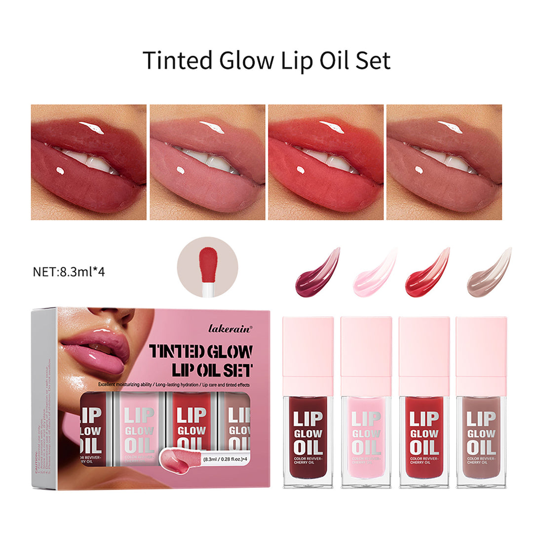 Lip Oil Suit Nourishing Moisturizing Full Lips Mirror Water Light