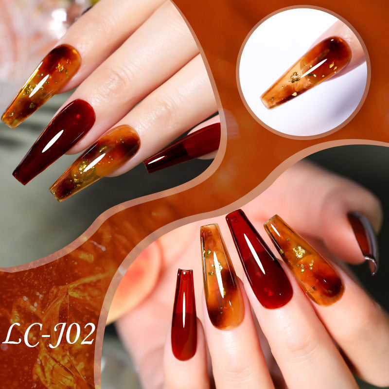 New Caramel Amber UV Polish Ice Gel