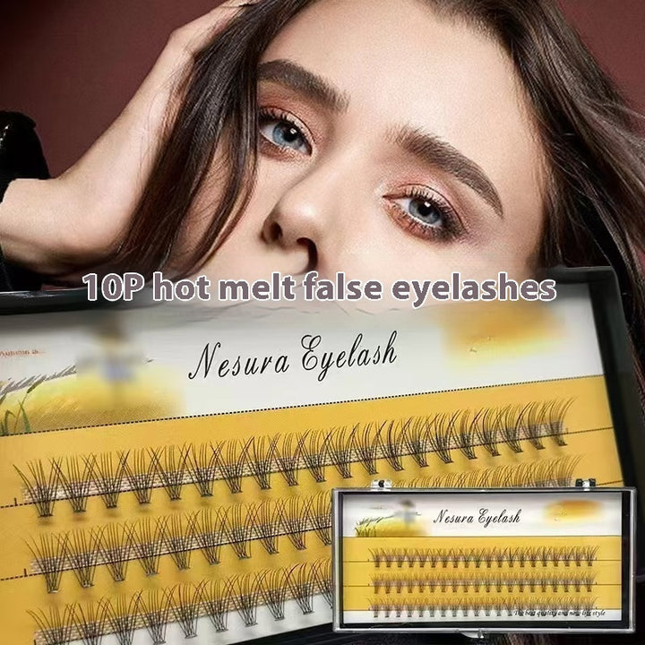 False Eyelashes Natural Thick Curling Single Cluster