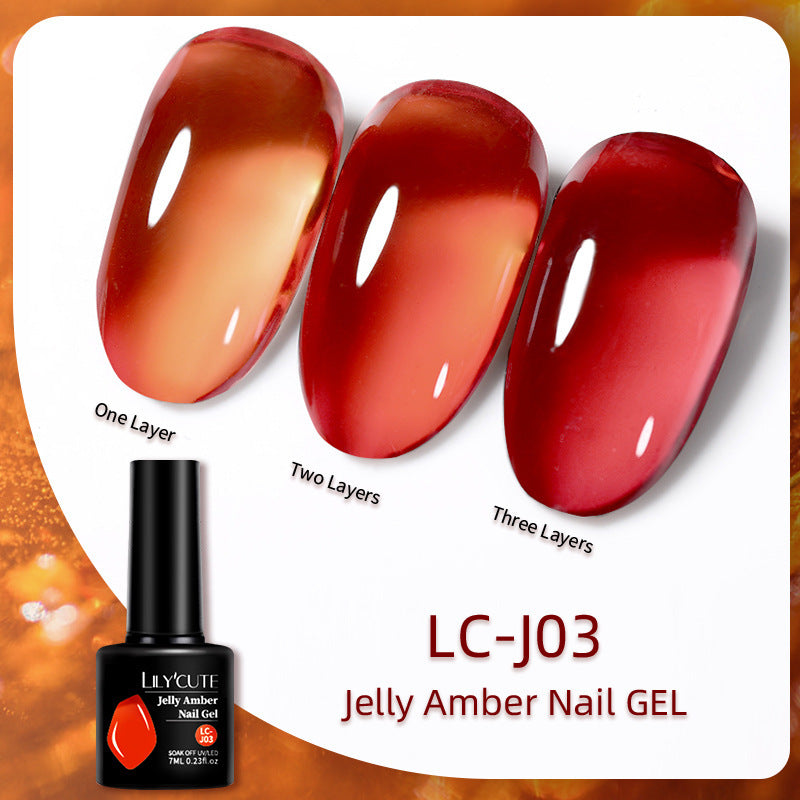 New Caramel Amber UV Polish Ice Gel