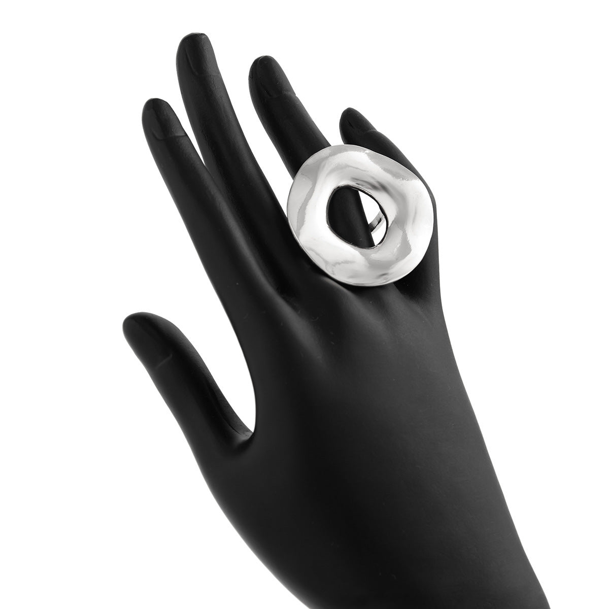 European And American Irregular Metal Ring