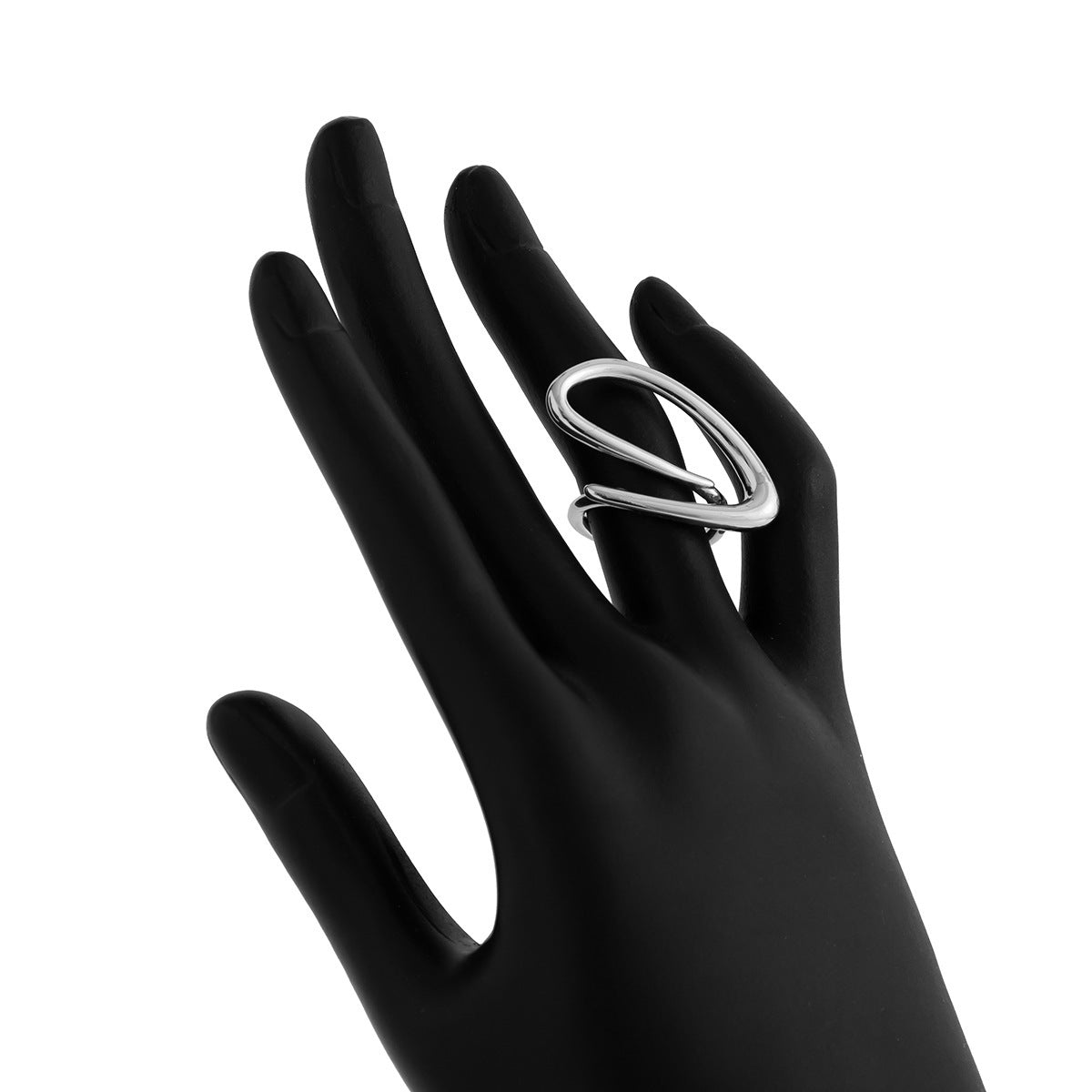 European And American Irregular Metal Ring