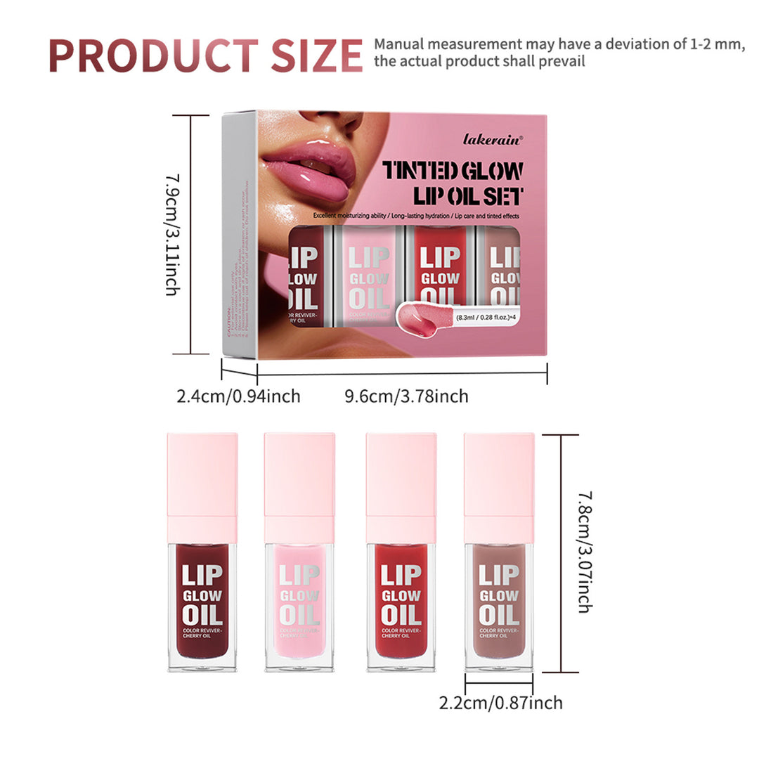 Lip Oil Suit Nourishing Moisturizing Full Lips Mirror Water Light