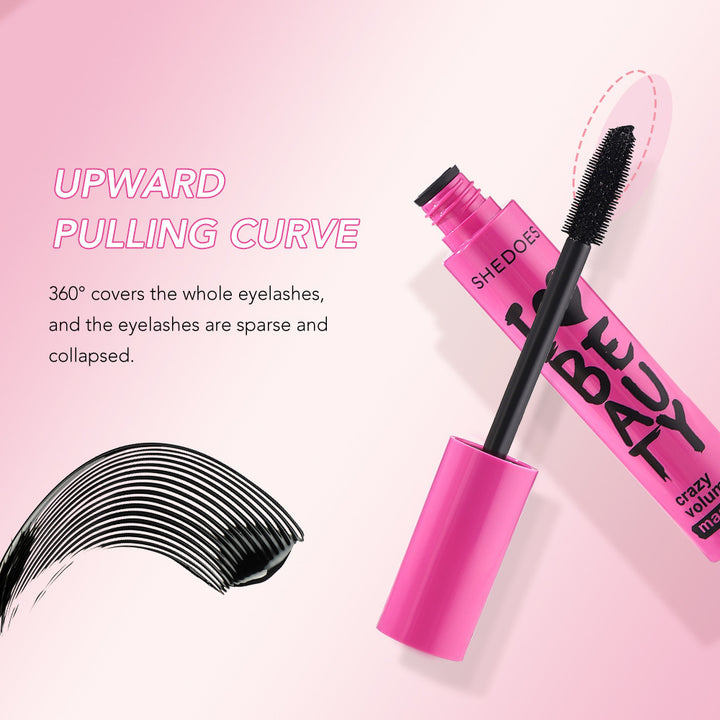 Waterproof Thick Lengthened Not Smudge Large Capacity Four-color Mascara