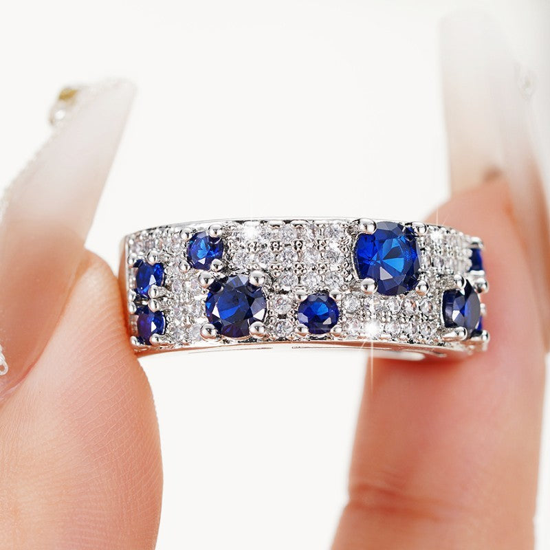 Natural Moissanite Ring Size Dispersion