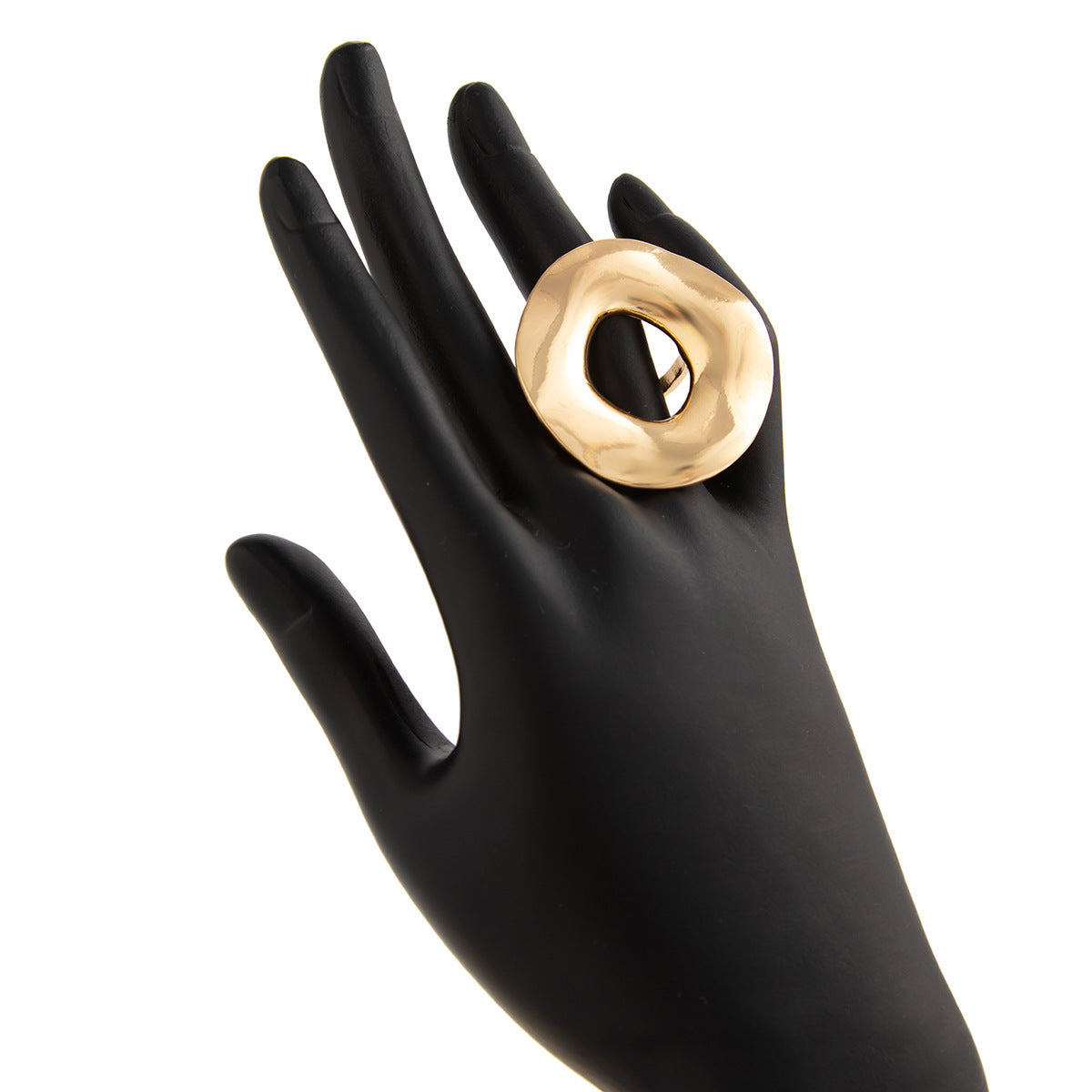 European And American Irregular Metal Ring