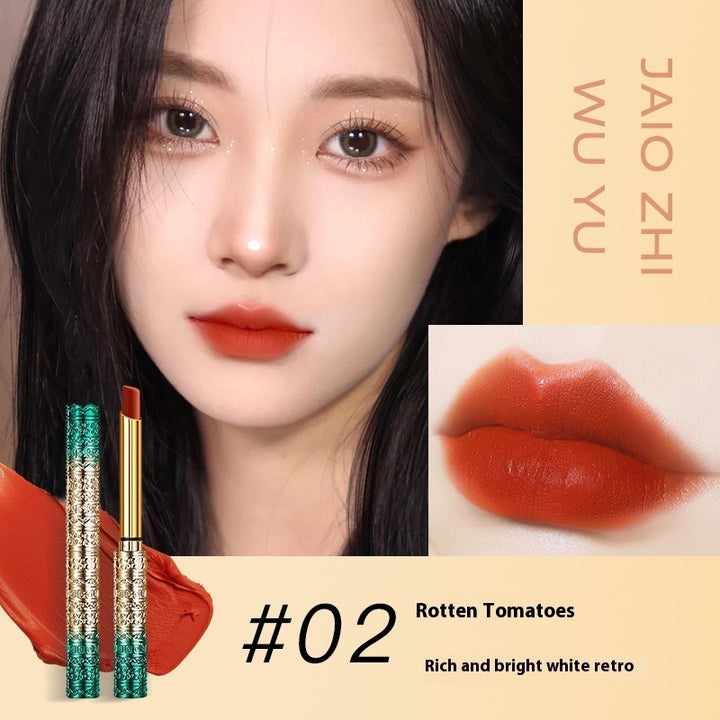 Lipstick Does Not Fade No Stain On Cup Waterproof Lip Balm Matte Fermented Color