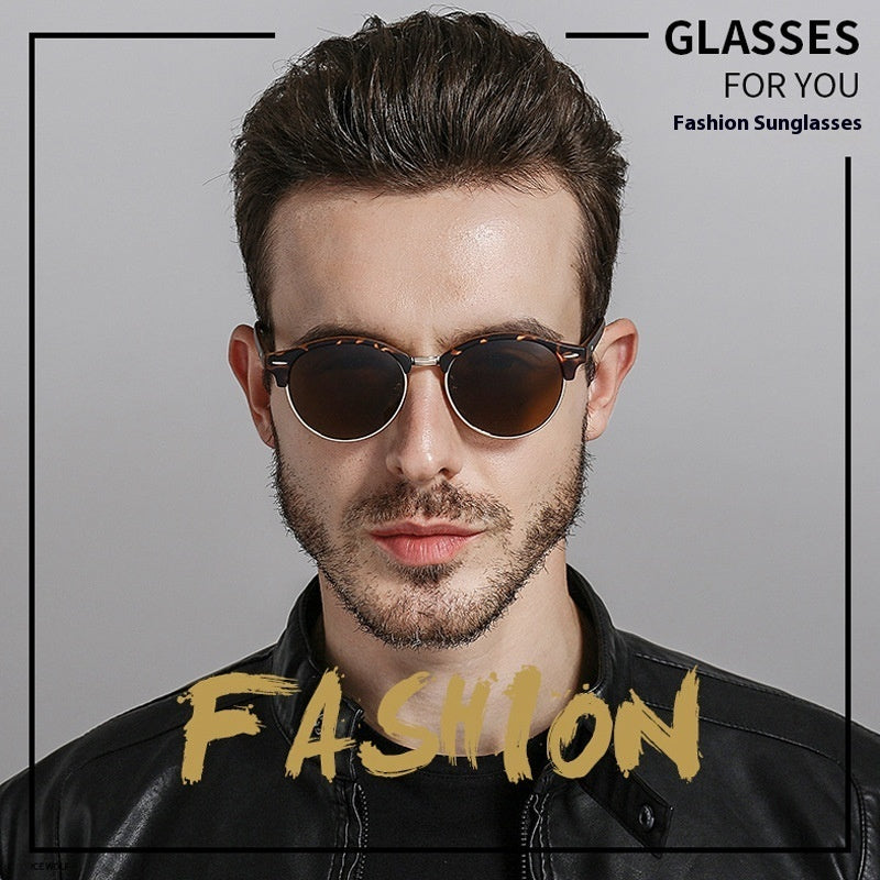 Fashion Polarized Retro Trendy Metal Glasses