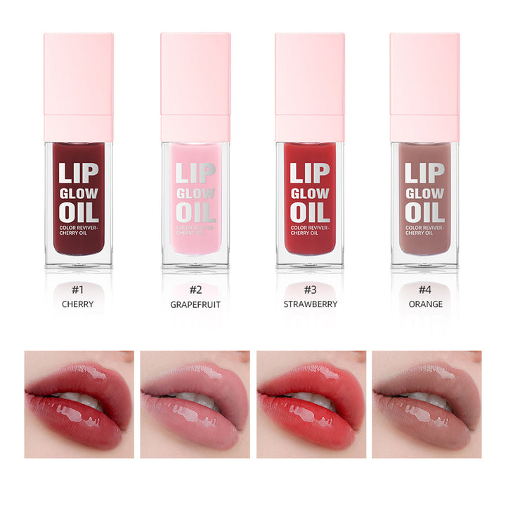 Lip Oil Suit Nourishing Moisturizing Full Lips Mirror Water Light