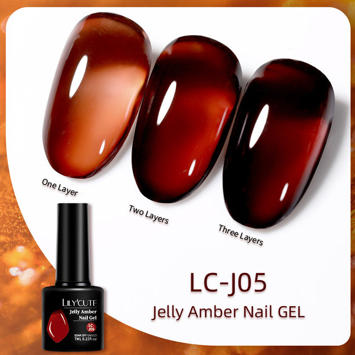 New Caramel Amber UV Polish Ice Gel