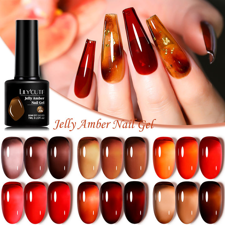 New Caramel Amber UV Polish Ice Gel