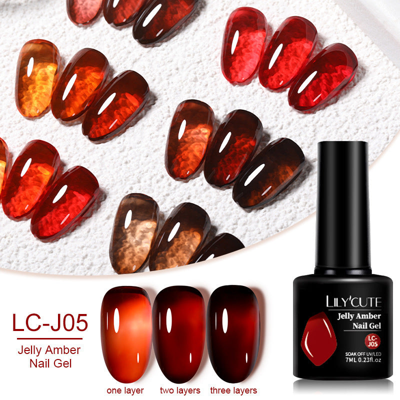 New Caramel Amber UV Polish Ice Gel