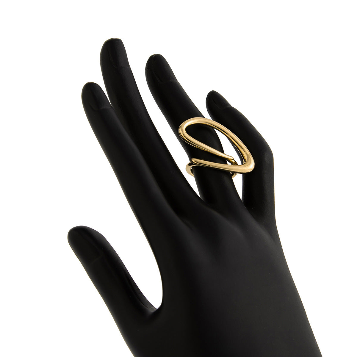 European And American Irregular Metal Ring