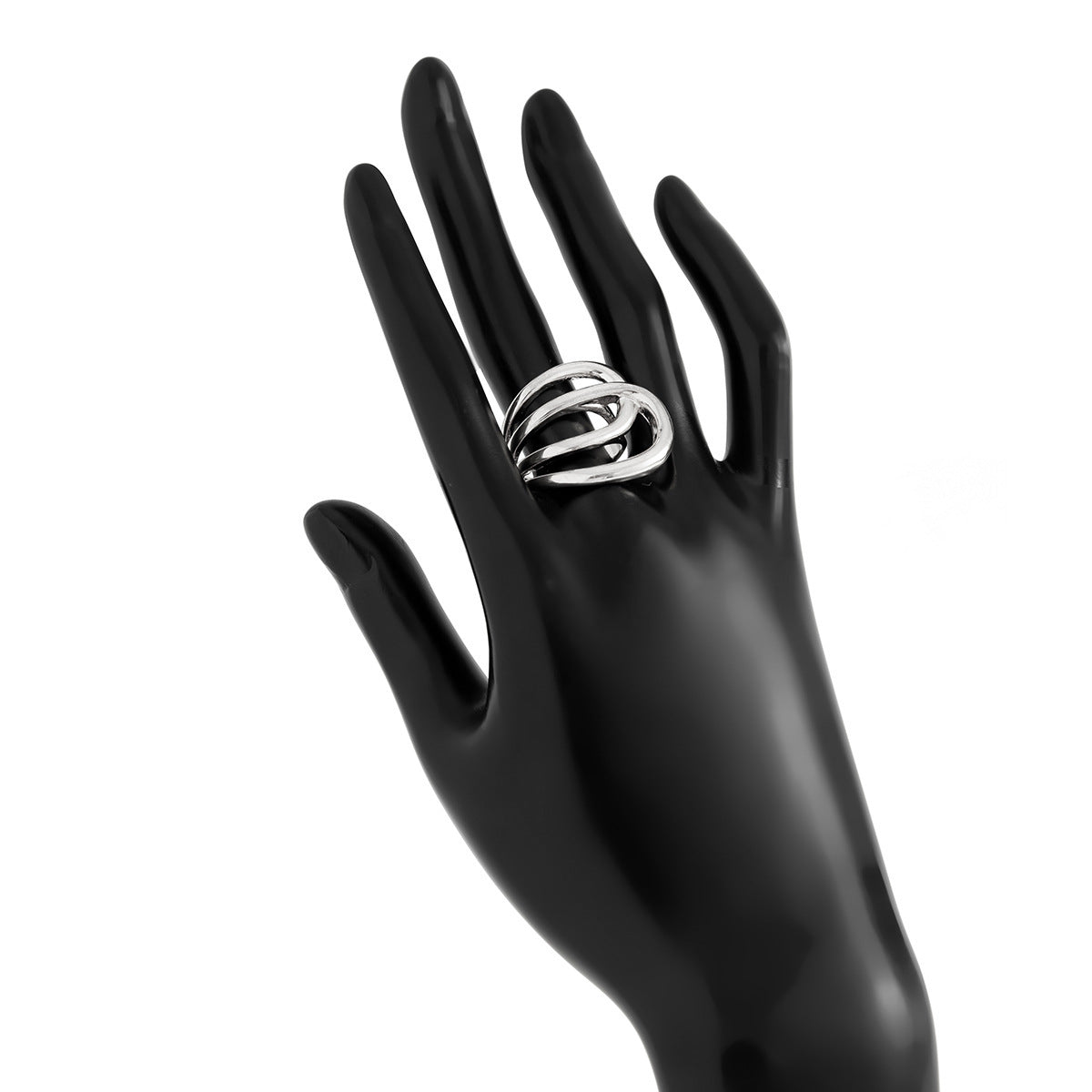 European And American Irregular Metal Ring